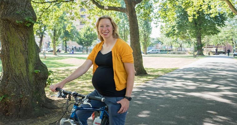 دوچرخه سواری در دوران بارداری برای بانوان مفید است