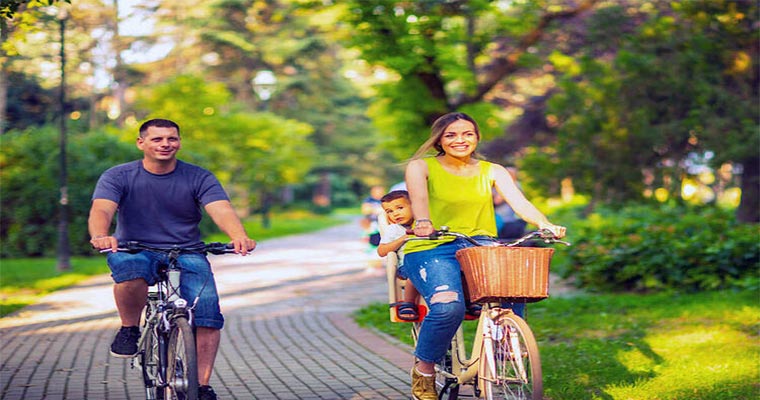 فواید دوچرخه سواری برای بانوان خانه‌دار افزایش کالری سوزی بدن